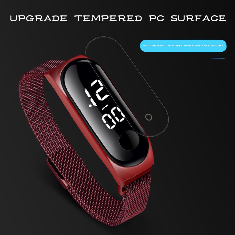 Fashion Women's Watch Rose Gold Stainless Steel Dress LED Quartz Bracelet Watch Women Female Clock Relogio Feminino Drop Ship