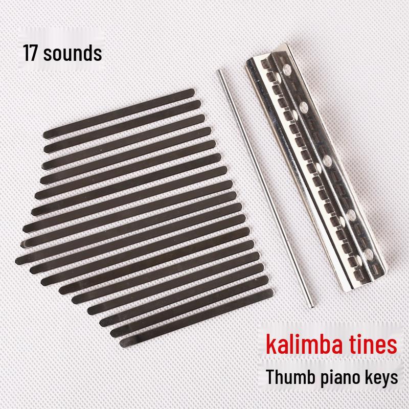 17-Key Manganese Kalimba Accessories Set Thumb Pick