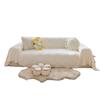 Plush Sofa Cushion Winter Thickened Sofa Saddle Cover Cover Keep Warm Pure Color Anti-Rabbit Fur Simple Style