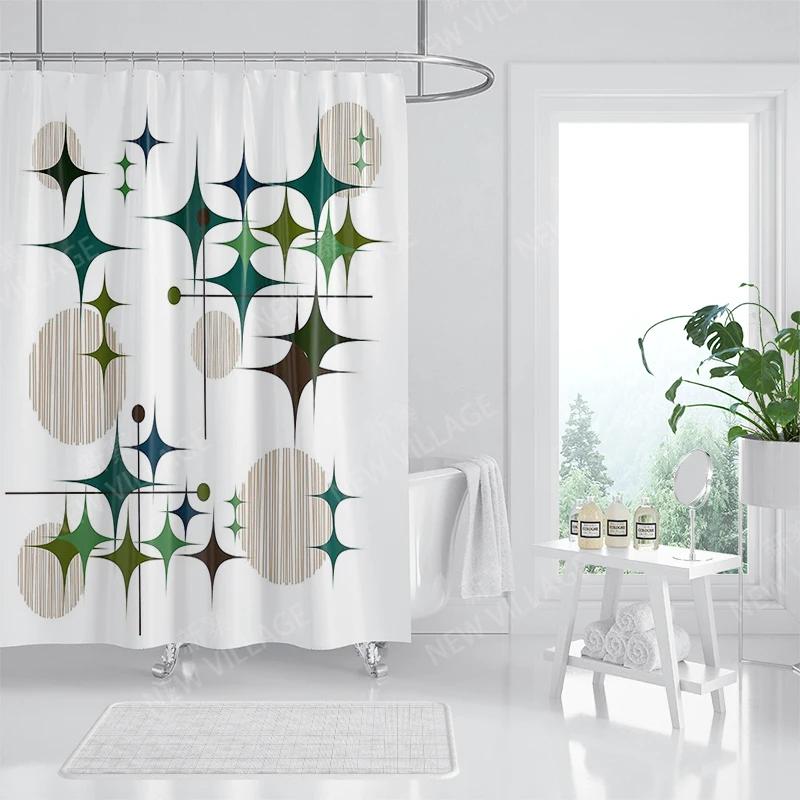 Waterproof Fabric Shower Curtains Bathroom Curtain Accessories Bath Curtain for Shower 180x200 240*200 Boho Decoration Abstract