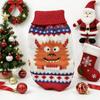 Pull de Noël chaud en tricot pour chats et chiens - Vêtements pour animaux d'automne/hiver