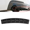 Rear Spoiler Shark 7 Fin Deflector Bumper Lip Diffuser Large