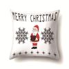 European and American Christmas Santa Claus Christmas Tree Creative Polyester Pillow Case Fashion Home Pillow Case