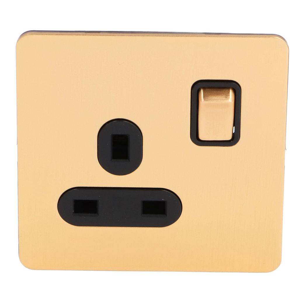 Wall Switch and Outlet Antique Copper Stainless Steel Plate Rocker Light Switch and Receptacle Combo