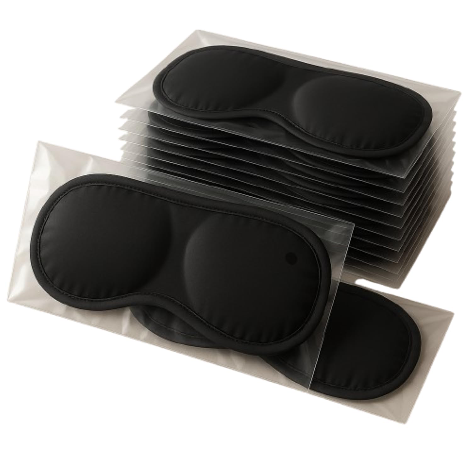 

Crystal Craft Eye Individually 3D Sleep Perfect for Masks, Wrapped, Disposable, Style, Mask, Blindfold, Travel, 30-Pack