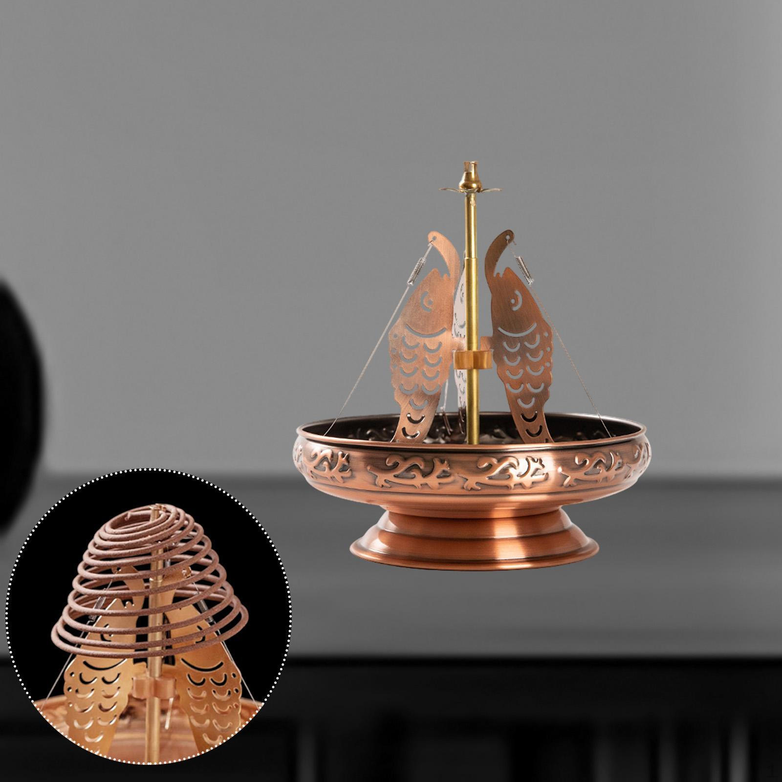 

Базовая рама катушки регулируемый центральный стержень металлический держатель палочки подставка горелки для офиса домашний настольный компьютер Red Bronze