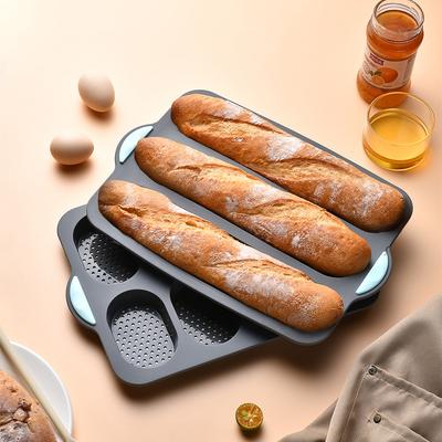 Baguette Silicone Mold French Nonstick Baking Bread Baking Pan Food Grade Oven Cake Molds