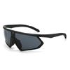 KAMMPT Y2k Sports Goggles Men Mirror Punk Style Outdoor Cycling Sunglasses Trendy Wrapped Round Futuristic Hiking Shades