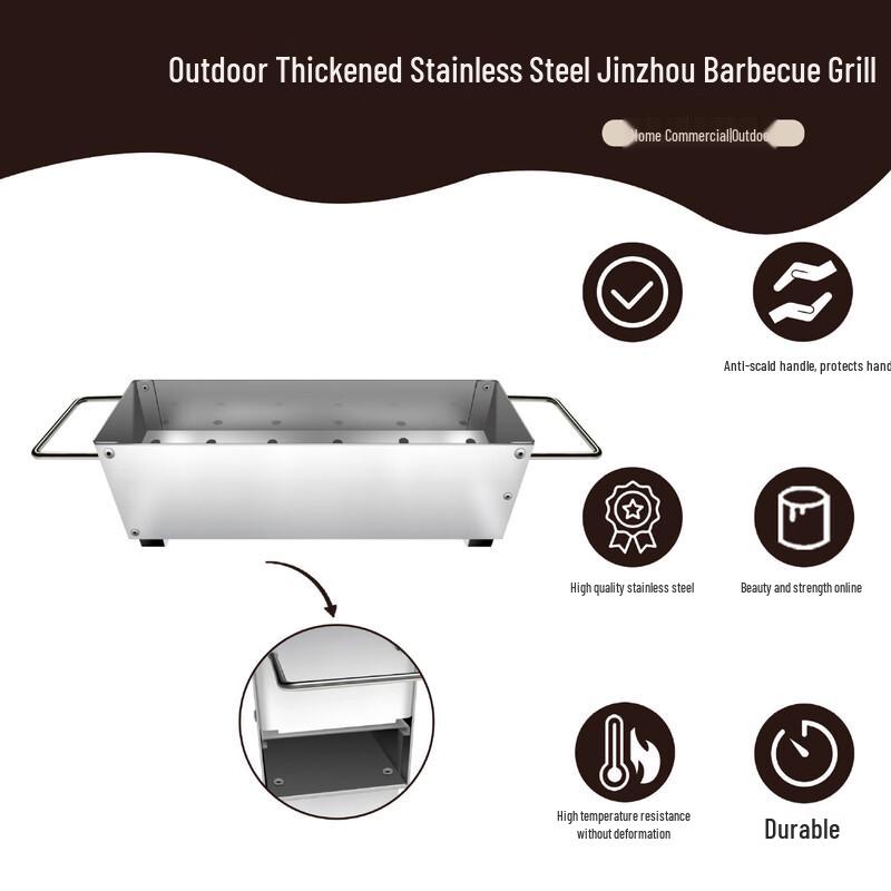 NuFeng Stainless Steel Outdoor Charcoal BBQ Grill