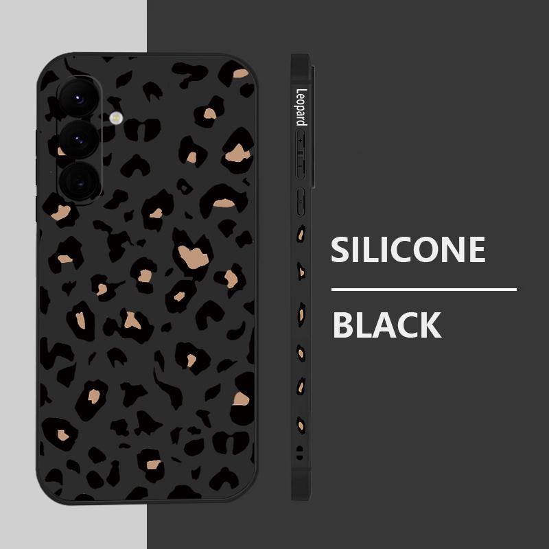 Leopardenmuster Hülle Für Samsung Galaxy S26 S25 Ultra S24 S23 S22 Plus S21 FE A15 A16 A17 A35 A36 A54 A55 A56 5G Weiche Hülle