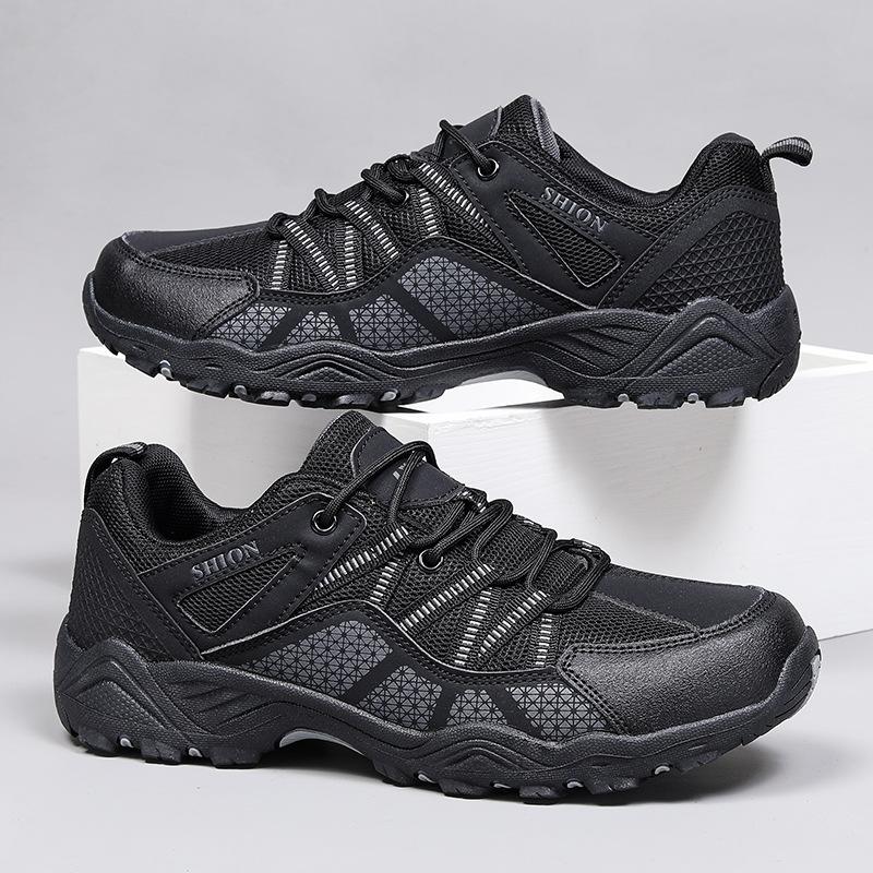 Autumn and Winter New Shoes Hiking Shoes 2025 Large Size Leisure Sports Outdoor Hiking Shoes Work Men's Shoes