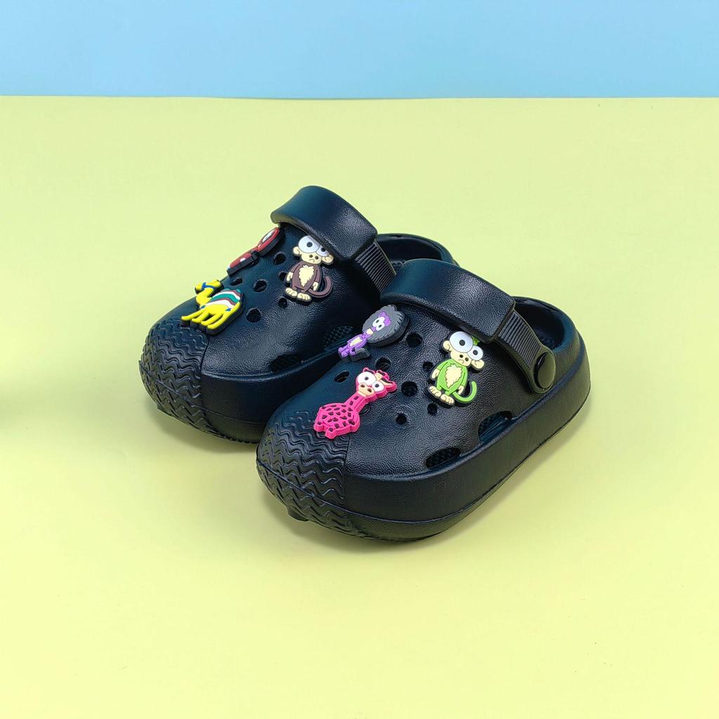 Kids' Cartoon Clog Sandals: Summer Beach & Indoor, Cute for Boys & Girls