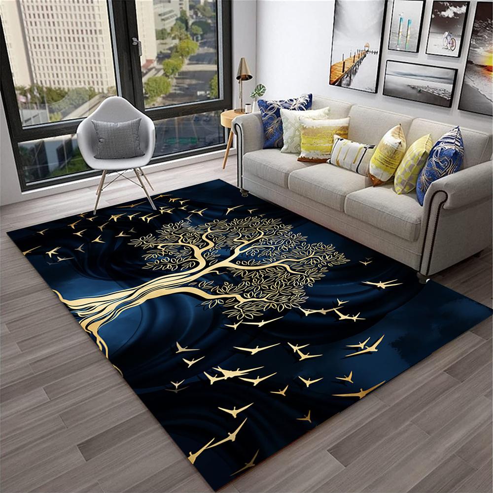 Buy Indoor Modern Area Rug, Soft NonShedding Carpet Floor Mats Living Room Bedroom for Home