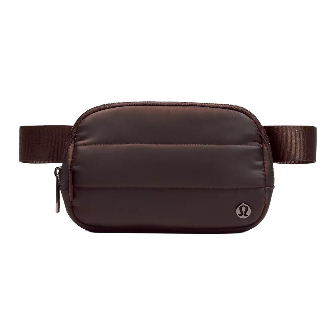 

Lululemon Wunder Puff Everywhere 1L Front Logo Zipper Nylon Waist Bag Unisex Waist Bag Coffee-Brown LU9CGDS-011969 Coffee Brown