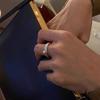 925 Sterling Silver Pearl Ring Niche Index Finger Ring Simple Cold Wind Ring