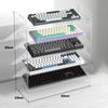 Transparent Acrylic Keyboard Display Stand Keyboard Mouse Desktop Organizer Acrylic Layer Rack Keyboard Tray Desktop Organizer