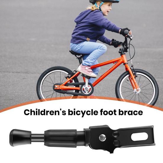 Children's Bike Foot Support Adjustable Easy Install Sturdy Waterproof Fun Parking Stand for Kids Bike