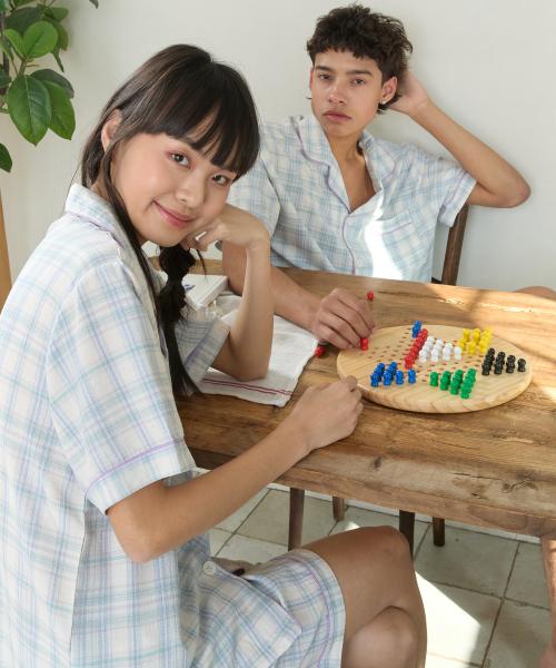 [Dap] Sunday Blue Prieb Kara Pajama Set Unisex [Shipped from Korea] 100% Authentic