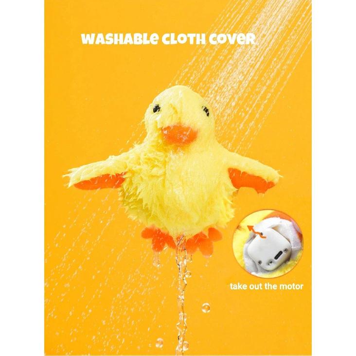 Electric Duck Cat Toy Interactive Pet Entertainment Soft Polyester Durable Biting Resistant Indoor Exercise for Cats