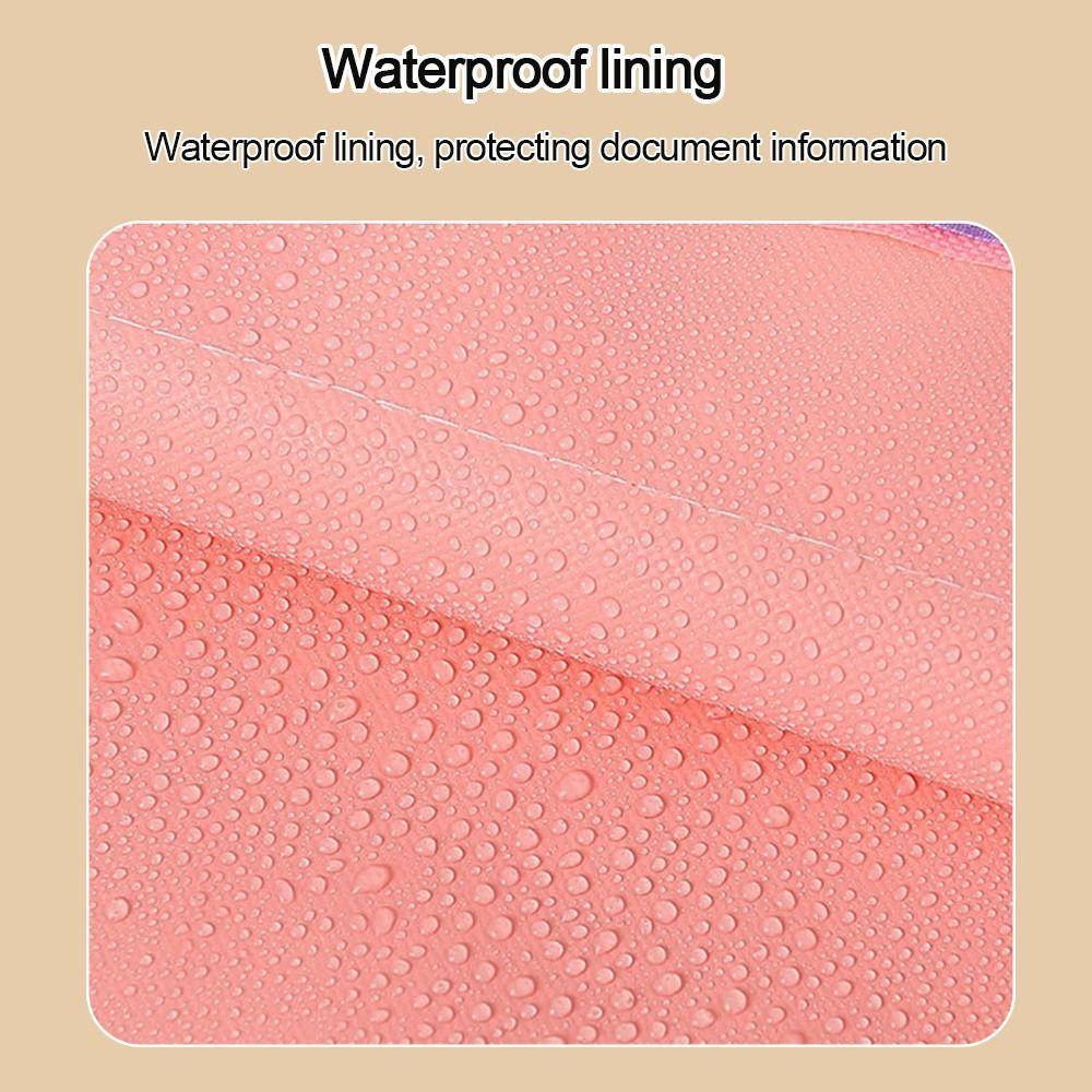 Zipper File Bag Large Capacity File Folder Stationery Dustproof A4 Envelope Folder  School Office