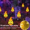 Halloween 6 Pack Pumpkin Battery Powered Outdoor For Halloween Walkway Garden Yard Decoration