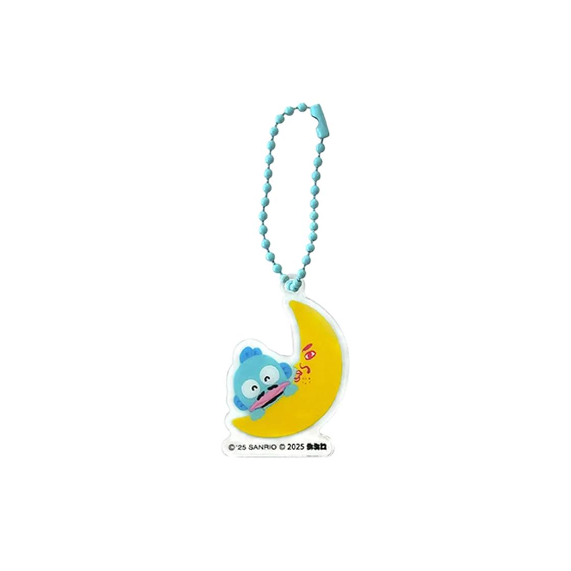 Sanrio x ChimChakMan Hangyodon Acrylic Keyring Moon Multi ONE SIZE