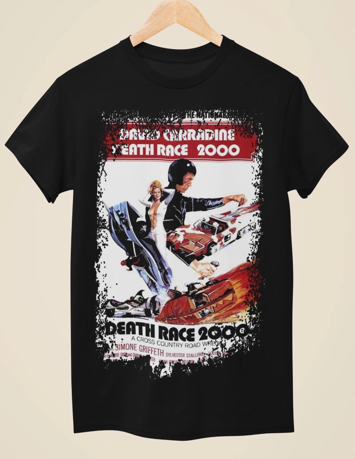 Death Race 2000 - Movie Poster Inspired Unisex Black T-shirt 3XL