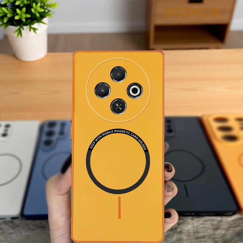 Чехол для Tecno Spark 30C Чехол для телефона Tecno Spark 30 Чехол Tecno Spark 30C 4G Ударопрочный Цветной Магнитный Жесткий Силиконовая задняя крышка Tecno Spark 30C 4G