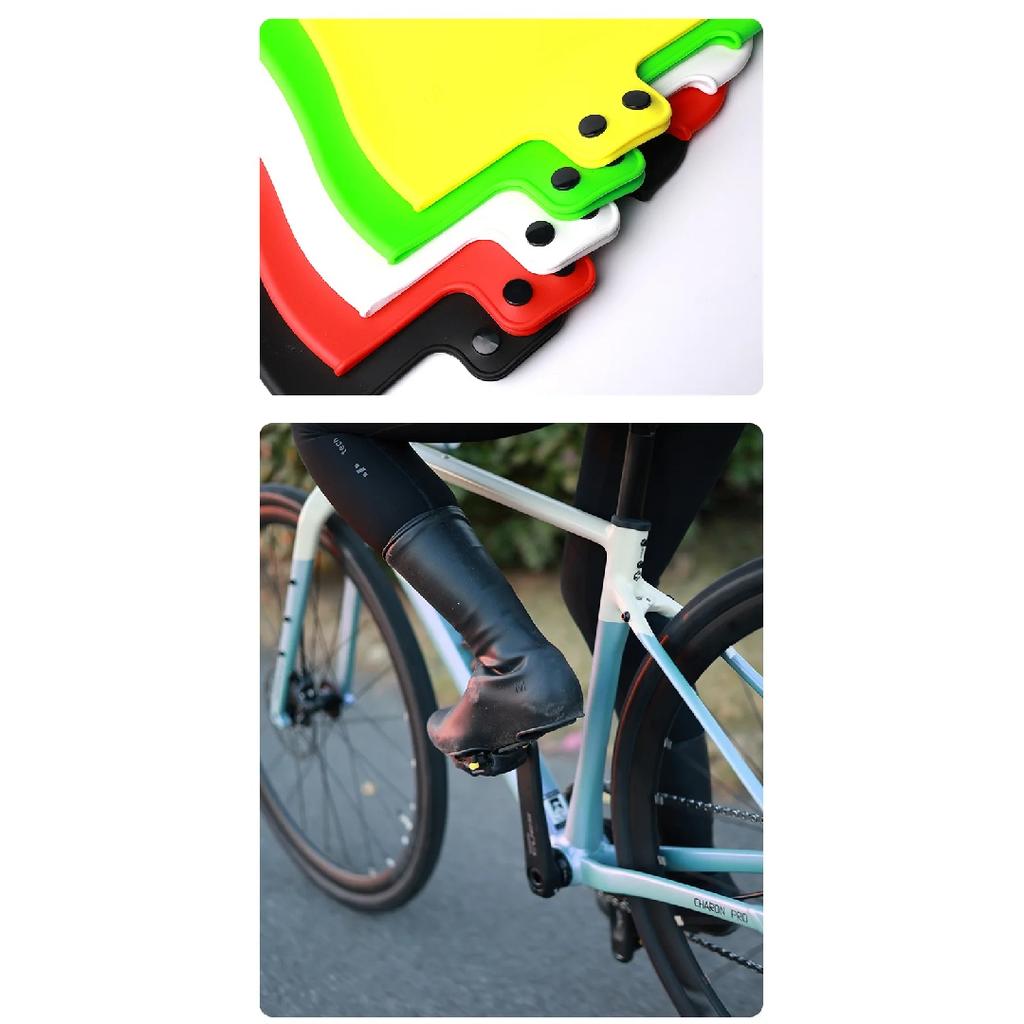 Road Cycling Shoes Silicone Shoe Covers Windproof, Waterproof, Warm Cycling Shoe Covers Easy-to-Clean Silicone Shoe Covers