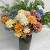 Chrysanthemum Head 3 Bouquet For Aisle Design Wedding And Home Gift Decoration