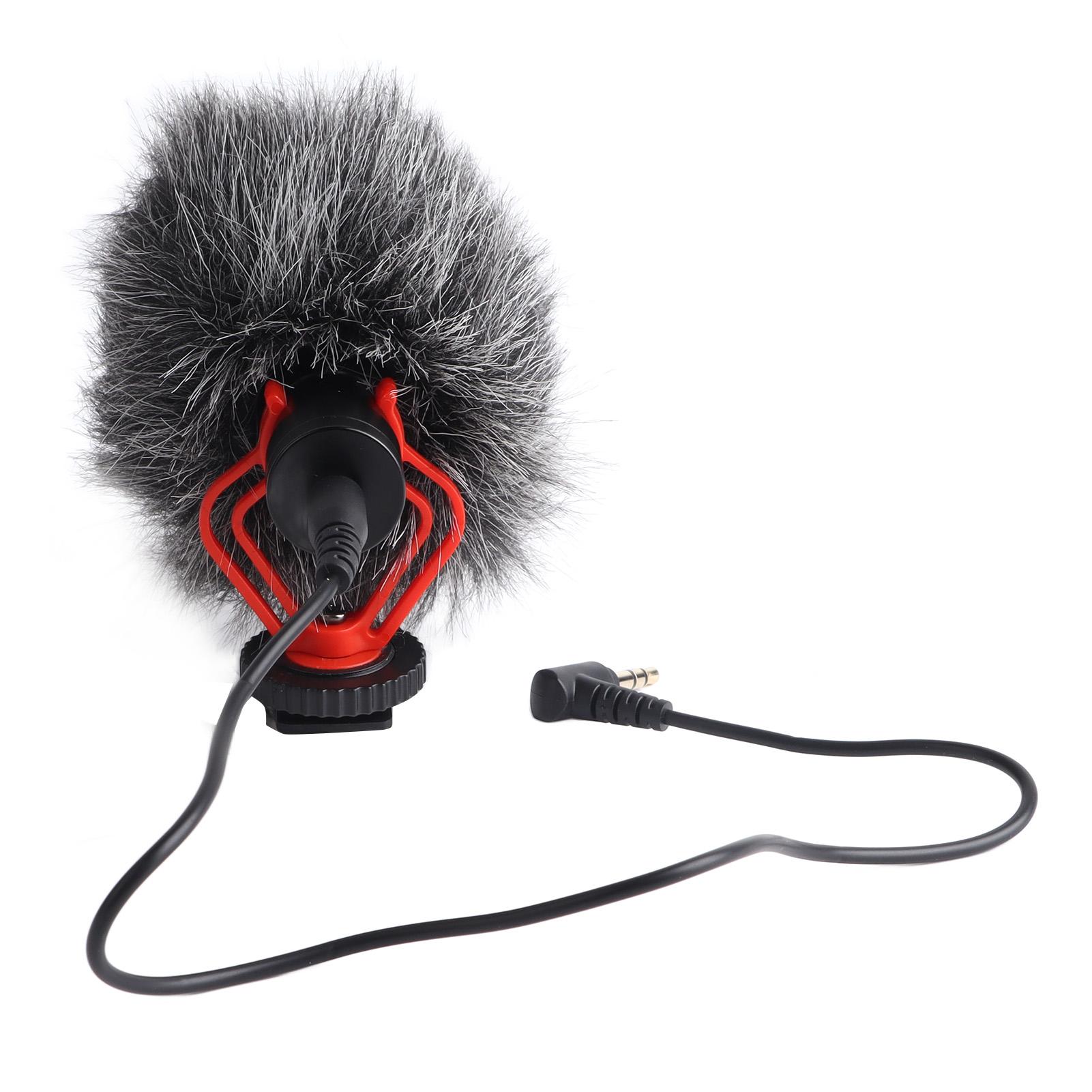 

Направленный микрофон шумоподавления Портативный видео конденсаторный микрофон для зеркальной камеры, смартфона