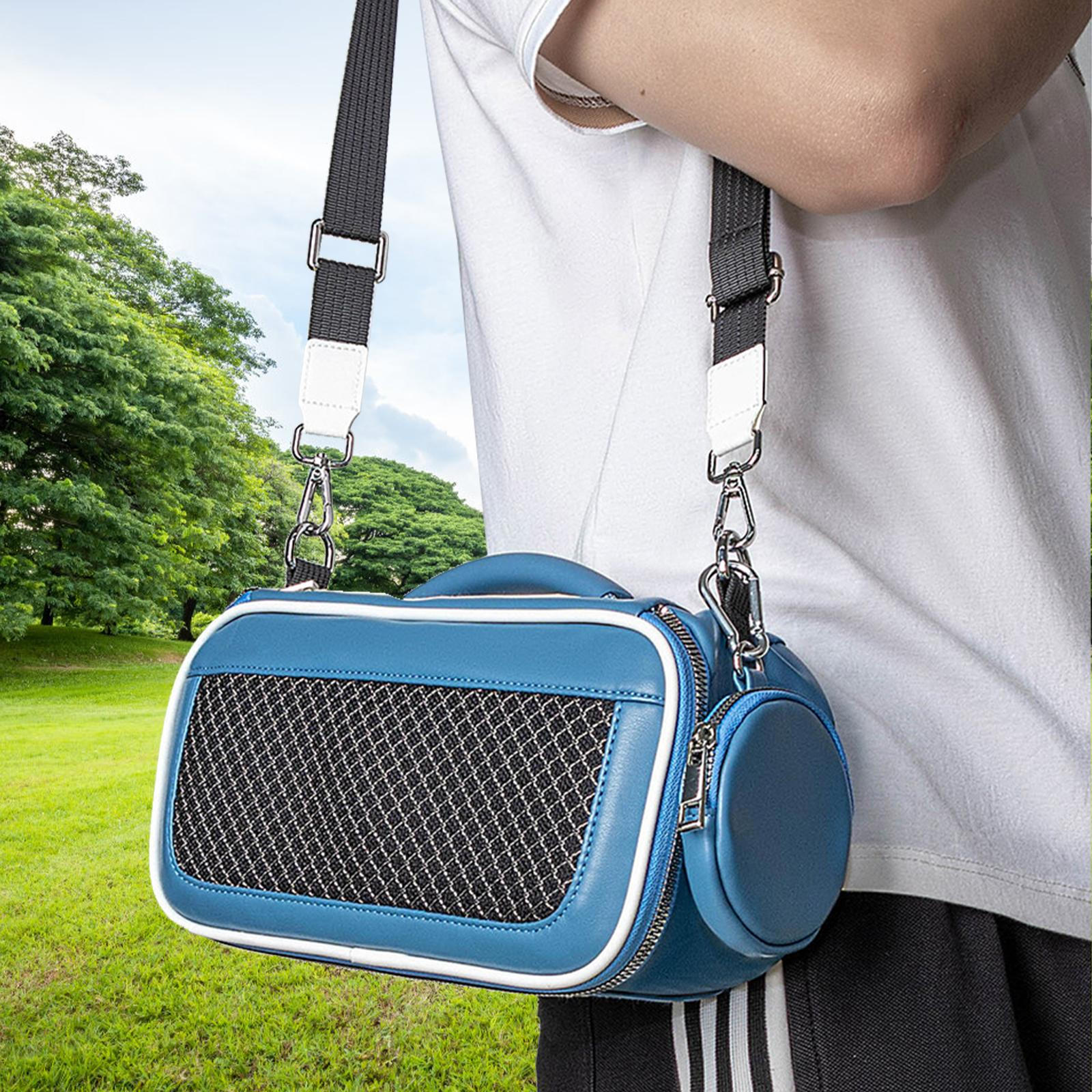 

Жорсткий футляр EVA для динаміка, сумка для зберігання з маленькими аксесуарами для навушників синій