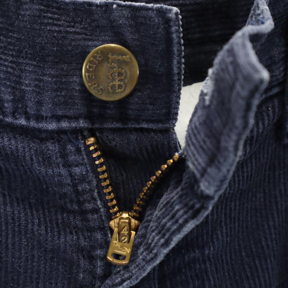 Lee 80s USA Made Vintage 42 Talon Corduroy Pants Navy Men's Used
