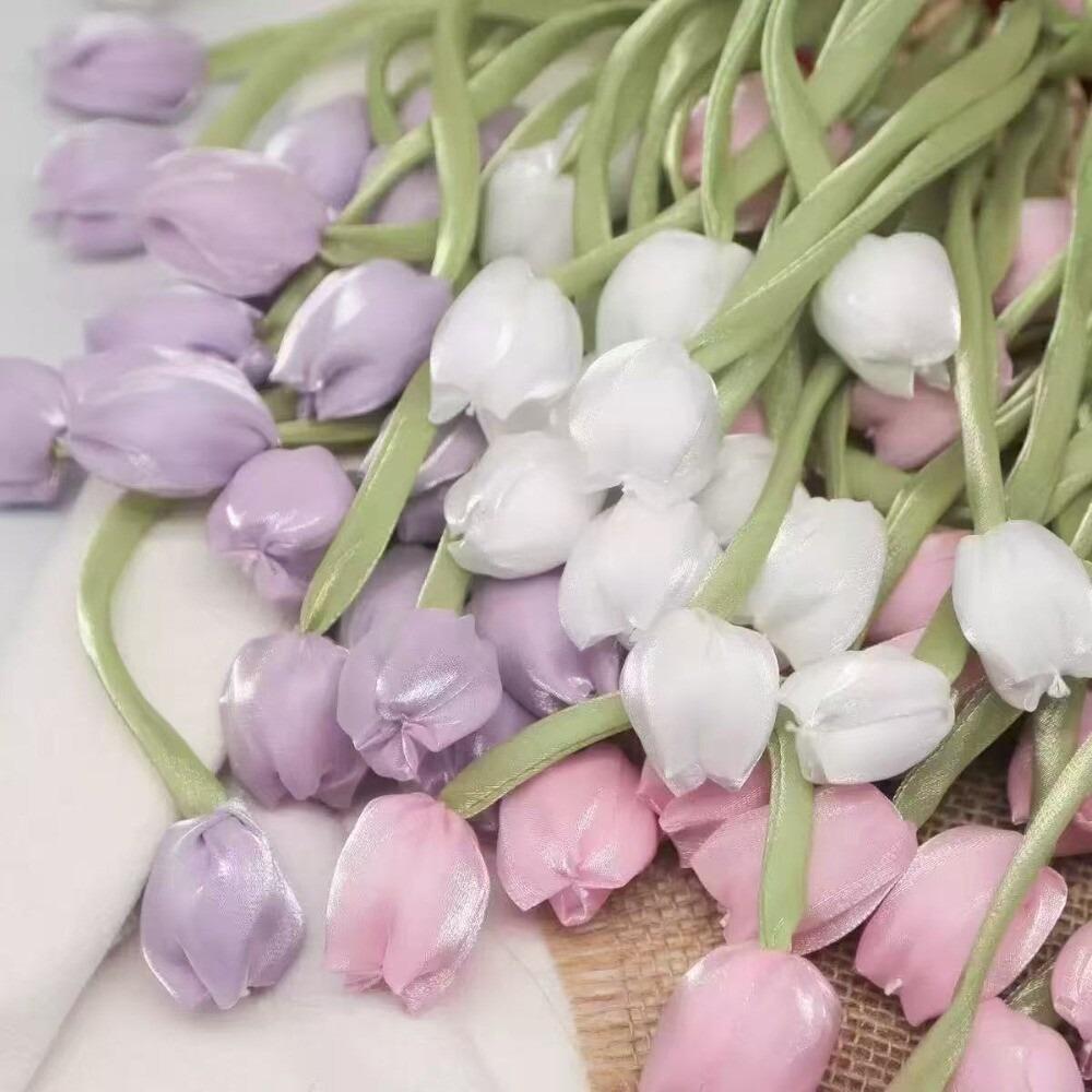 1 Paar verstellbare Tulpen-Vorhangbänder Elegante Kreative Elegante Vorhänge Kordel Mode Schöne Vorhangschnalle Heimdekoration