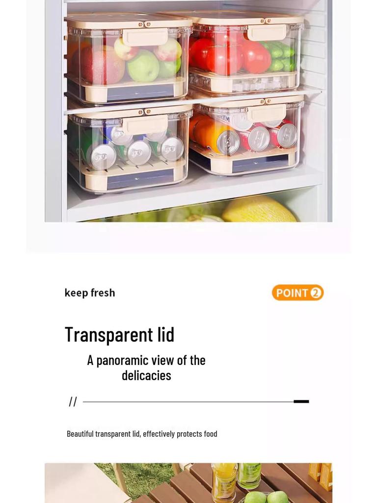 Tragbare Frischhalte-Picknick-Bento-Box mit großem Fassungsvermögen