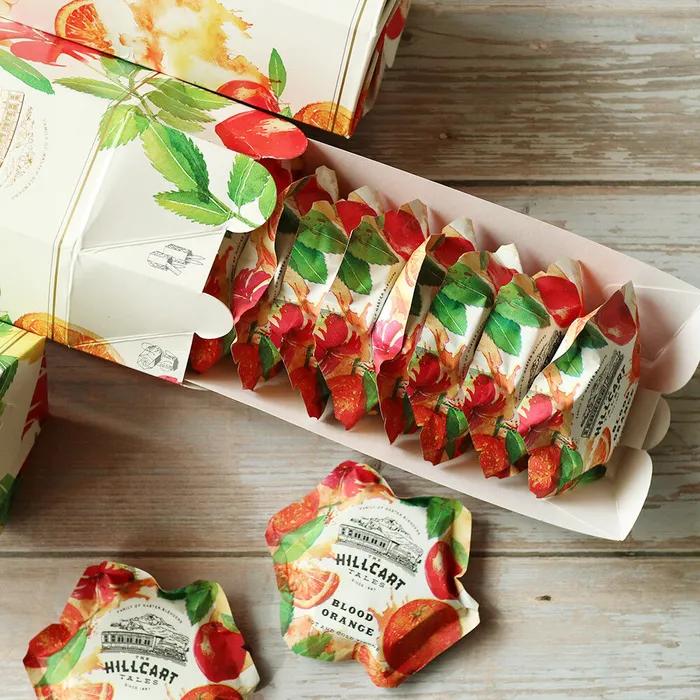 Blood Orange 14 Muslin Tea Bags Blended Herbal Tea Caffeine Free Iced Tea