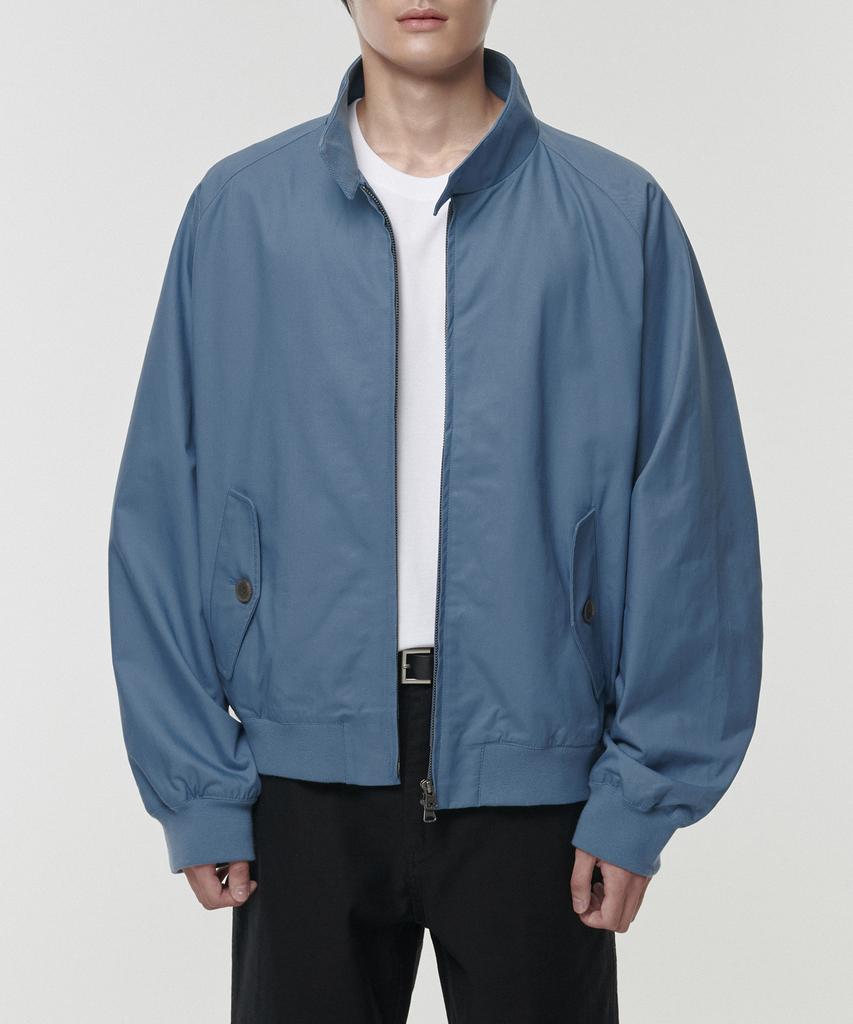 Musinsa Standard Cotton Harrington Jacket [Grayish Blue]