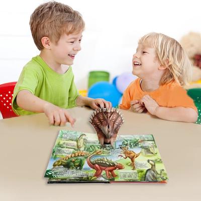 Encyclopédie des dinosaures en 3D : Livre interactif et éducatif sur les dinosaures préhistoriques
