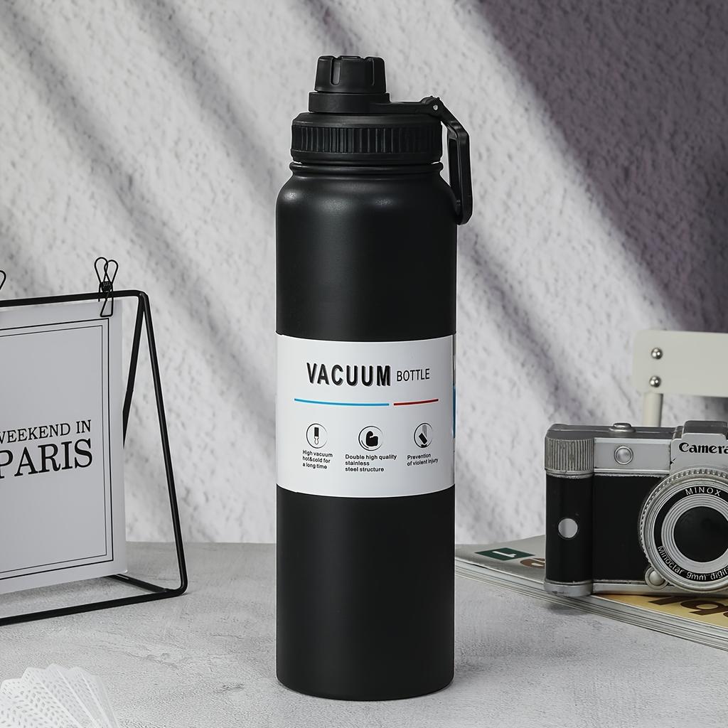 1pc, Vacuum Sports Water Bottle, 304 Stainless Steel Water Cups, Portable Travel Water Bottles, for Camping, Hiking, Fitness, Outdoor Drinkware