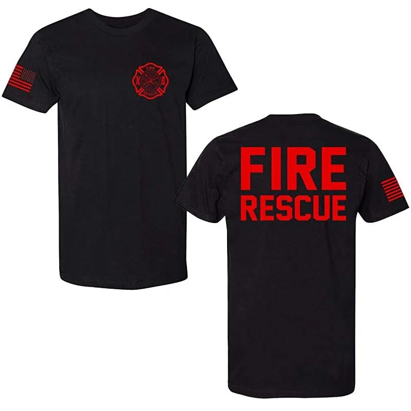 Law EnforceUnisext SECURITY Tee Police EMS FBI Fire Rescue Sheriff TwoSided TShirt 2026 Summer Unisexs Cotton Oversized Tshirt