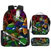 Teenage Mutant Ninja Turtles Children'S School Bag Elementary School Student Cartoon Breathable Backpack Cute Burden Reduction Cool Printed Backpack