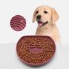 Washable Soft Silicone Slow Feeder Dog Bowl Semicircular Labyrinth Shape Pet Food Bowl for Dogs Cats Contenedor Comida Perro