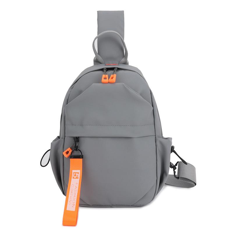 

Повседневная нагрудная сумка, маленькая сумка-почтальон на грудь, для активного отдыха, спорта, бега, молодежная, легкая, водоотталкивающая, корейская версия, модная 18*8*27