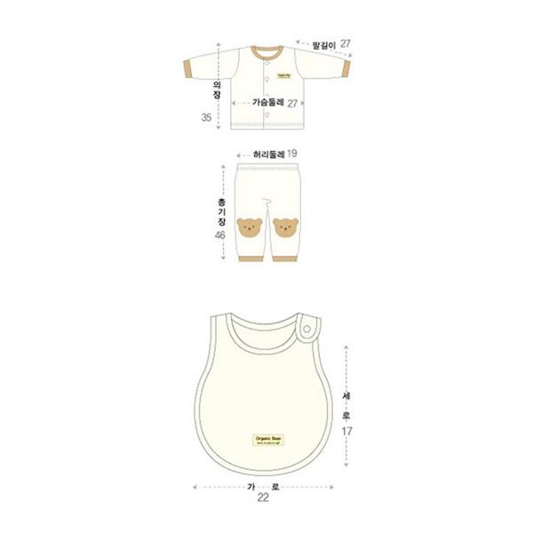 Organic Boom 5dílná kojenecká dárková sada přírodních, korejských kojeneckých výrobků