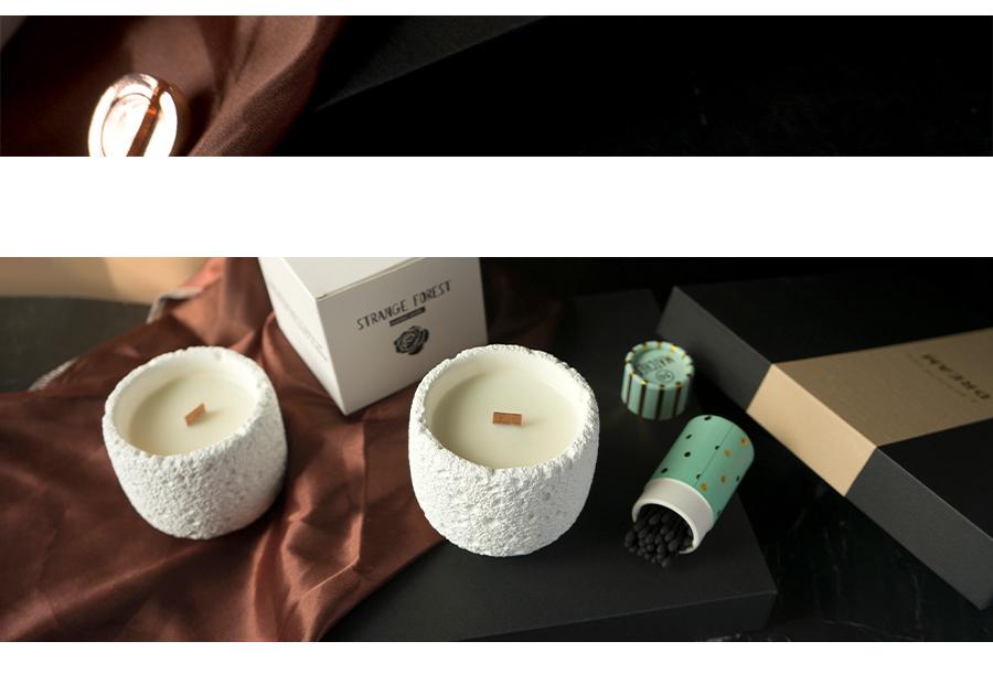 Elegant Soy Wax Scented Candle - Smokeless, High-End Fragrance Ornament