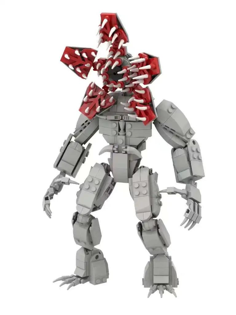 .Heiße TV-Fleischfressende Pflanze Riesen Teufel Demogorgon Vecna Modell Bausteine Ziegel Konstruktionsspielzeug für Kinder Halloween Geschenke
