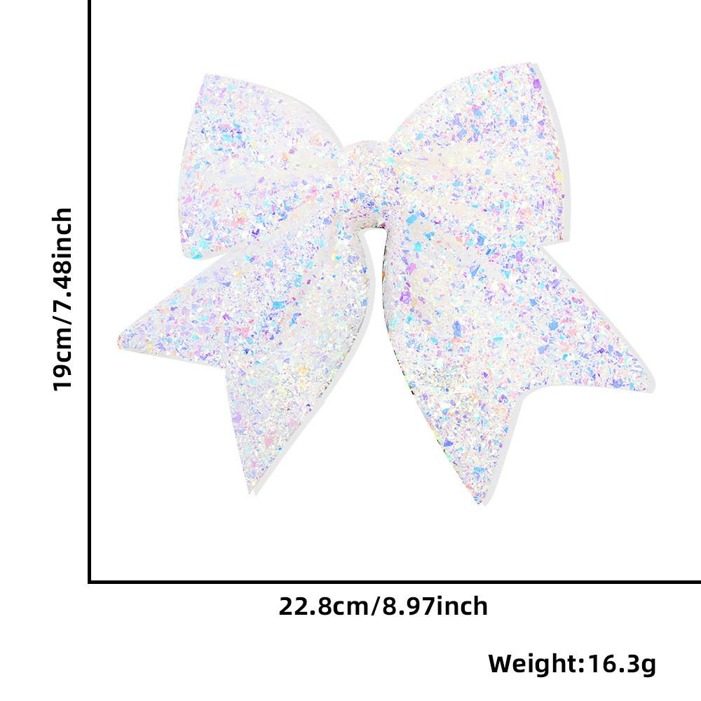 

Новое Рождественское Красочное Украшение Большой Бант из Жемчужного Хлопка для Вечеринок Праздничное G5 Bright White