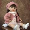 Lifelike Princess Reborn Baby Dolls Girl Full Silicone Vinyl 22 Inch Baby Doll Toys Made of KEIUMI Kids Birthday Gifts