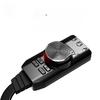 Herní zvuková karta Puji GS3 s USB 7.1 a 3,5mm konektorem pro sluchátka s mikrofonem pro PC a mobilní zařízení