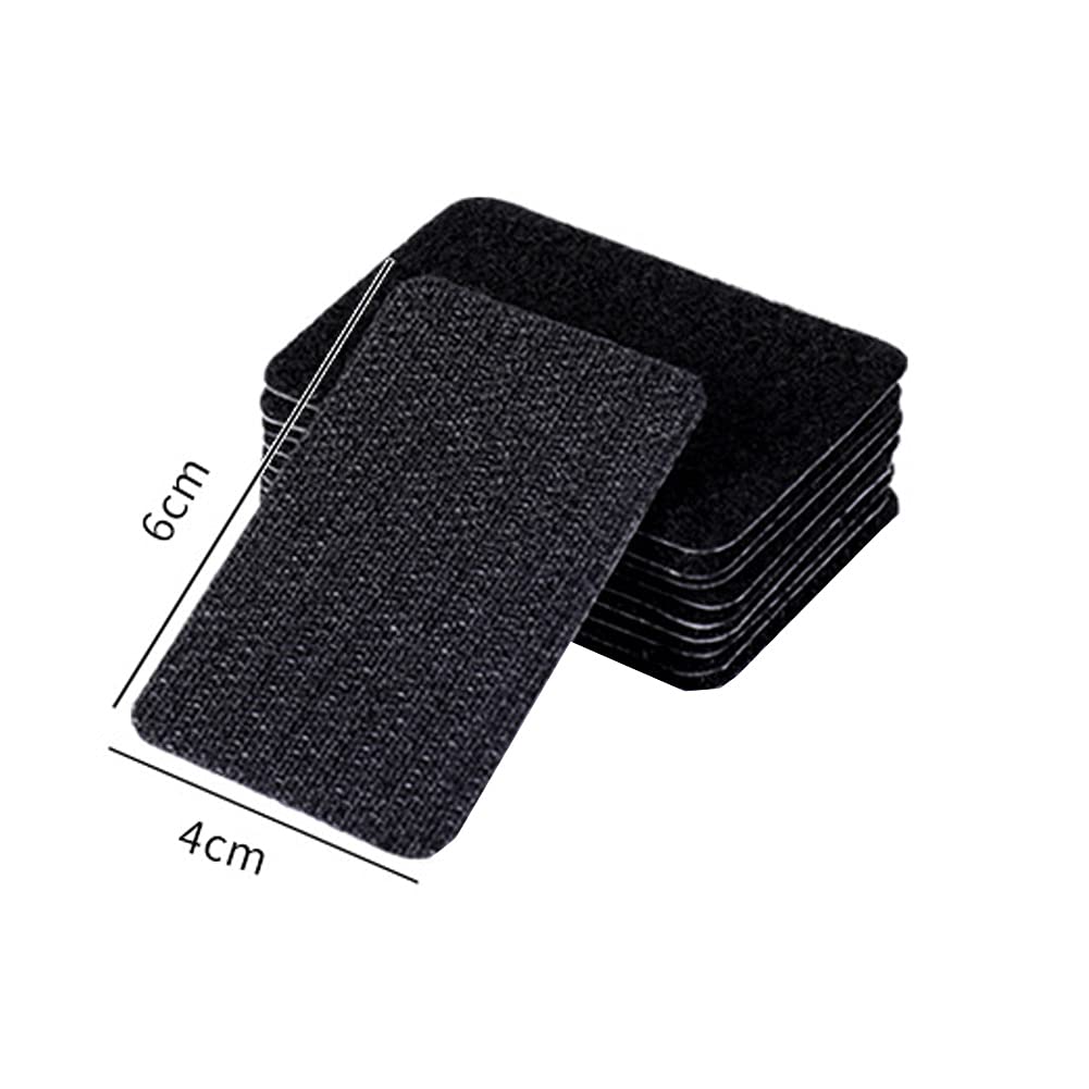 Orirya Klettband mit doppelseitigem Klebeband, Stark, Für Stoffe, Weiß, Schwarz, Männlich und